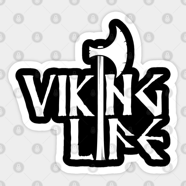 Viking Life Sticker by Illustratorator